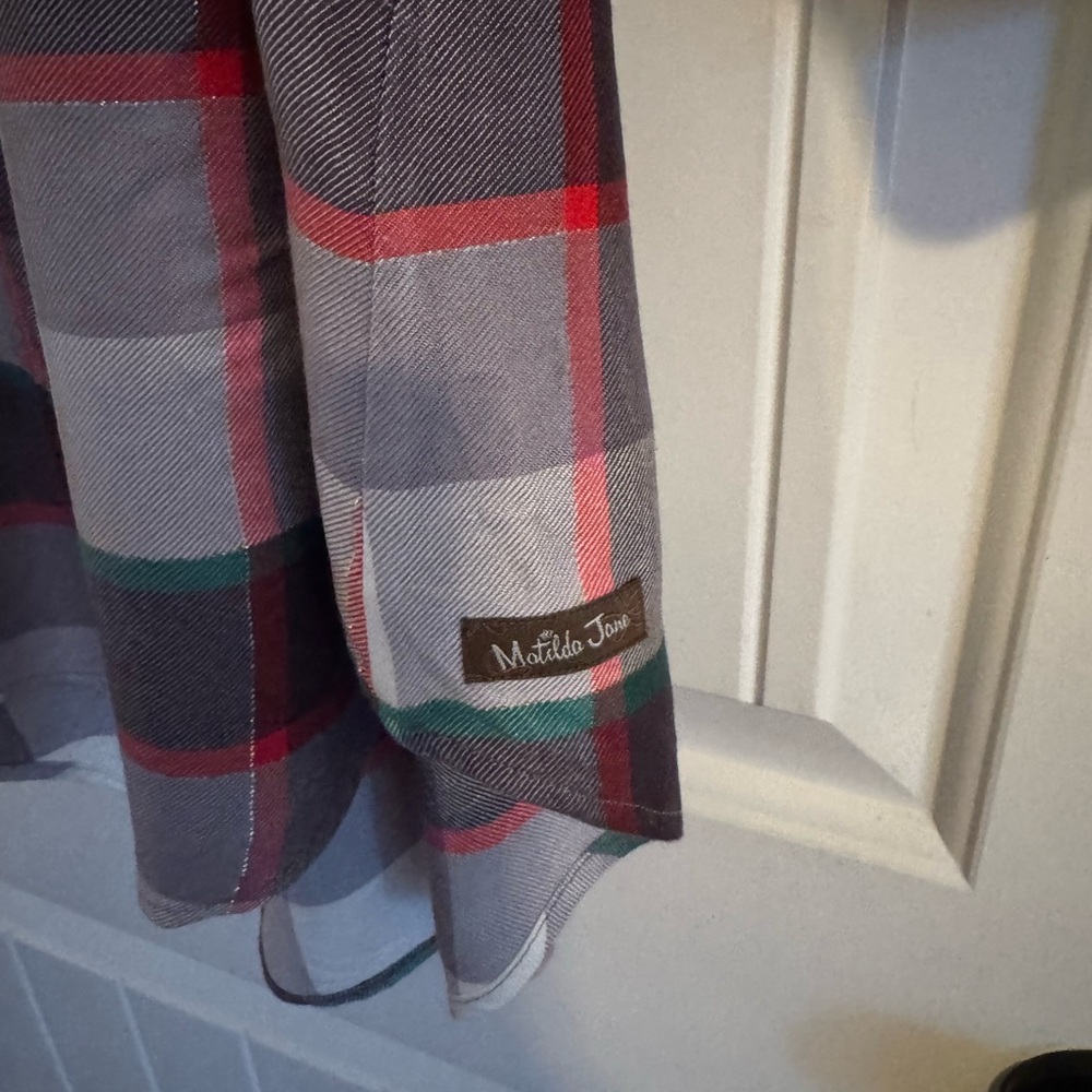 Matilda Jane Plaid Button-Up dress - Picture 2 of 6